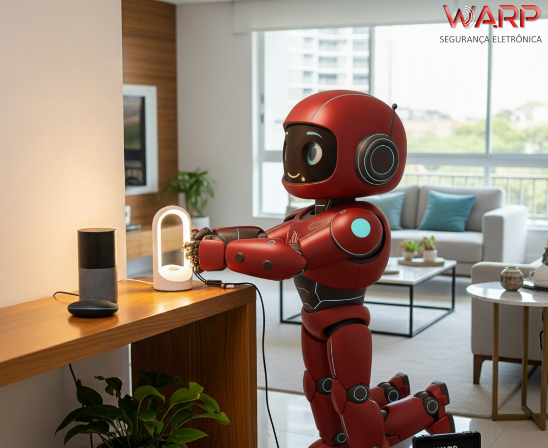 Mascote WARP - Casa Inteligente